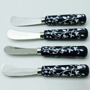 Couteaux de cuisine en acier inoxydable avec manche en résine, design très demandé, couteau à fromage et couteau à beurre en acier inoxydable à prix très avantageux - Product Image 4