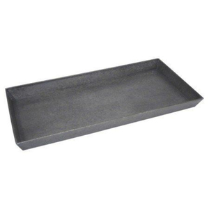 Bandeja para Zapatos de Acero Galvanizado Multiusos para Interiores y Exteriores, Tapete Duradero de Metal para Entrada, Almacenamiento de Plantas con Borde Elevado - Product Image 1