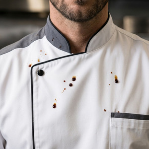 Chaqueta de Chef Profesional Repelente al Agua Personalizada, Uniforme de Cocina Ejecutivo con Paneles de Malla Transpirable - Product Image 6