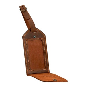 Etiquetas de Equipaje de Cuero Genuino de Grano Completo, Personalizadas con Marca, para Viajes de Negocios LTG-0323 - Product Image 4