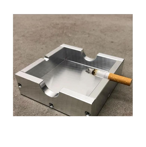 Cendrier d'extérieur classique personnalisé en fonte d'aluminium, robuste, antirouille, facile à nettoyer pour patio, jardin, balcon, voiture - Product Image 4