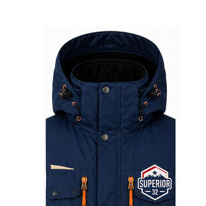 Men's Expedition <b>Waterproof</b> Parka <b>Jacket</b> with Heavyweight Thermal Padding, Adjustable Hood and Rugged Outdoor Construction - Product Image 3