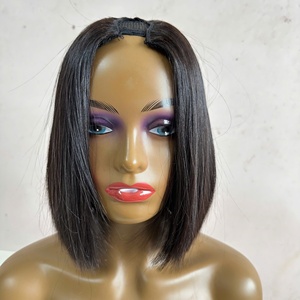 Peluca de cabello humano vietnamita Bob Remy extensiones de cabello hueso trama recta máquina de piel doble paquetes de belleza para estilo de mujer - Product Image 1