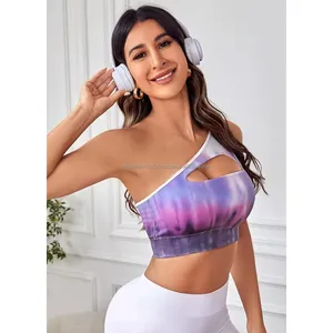 สูงผลกระทบสายคล้องไหล่ชุดชั้นในกีฬาโยคะผู้หญิงยิมเสื้อผ้าโลโก้ที่กําหนดเองฟิตเนสโยคะ Bra - Product Image 1