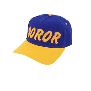 หมวกแก๊ป SGRho Soror สีน้ำเงินรอยัล ปักลายทอง หมวกเบสบอลชมรมหญิงกรีก ปรับขนาดได้ สำหรับผู้หญิง วิทยาลัย ลำลอง สั่งทำพิเศษ ลายกรีก - Product Image 6