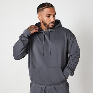 Sudaderas de Algodón Grueso de Alta Calidad con Logotipo Personalizado para Hombre, Sudaderas Holgadas de Estilo Urbano para Hombre - Product Image 1