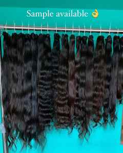 Extensiones de Cabello Humano 100% Natural, Largas, Lisas y Sedosas, Color Negro, Ligeras y Fáciles de Usar para Mujeres en la Vida Diaria, Oficina y Bodas - Product Image 3