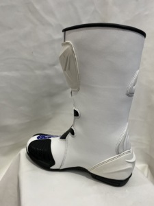 Botas de carreras con impresión personalizada estilo USA, botas hechas a medida con cierre de cremallera, botas de cuero a media pantorrilla - Product Image 4