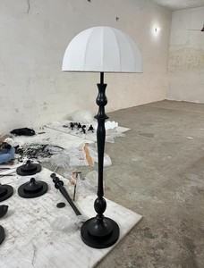 Lámpara de Pie Moderna de Metal con Pantalla de Tela, Iluminación Decorativa para Interiores y Exteriores, para Hogar, Hotel, Bar, Restaurante - Product Image 3