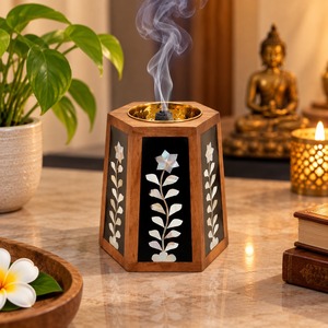 ที่วางเครื่องหอมอเนกประสงค์แบบพรีเมียม สำหรับตกแต่งบ้าน ใช้สำหรับอโรมาเธอราพี กลิ่นหอม ทำสมาธิ โยคะ ตกแต่งบ้าน ใช้ในห้องสวดมนต์ - Product Image 4