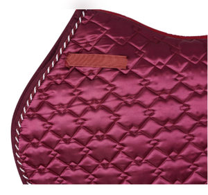 Tapis de selle de luxe matelassé pour cheval avec bonnet d'oreille assorti – Équipement d'équitation - Product Image 3