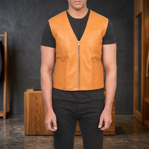 Chaleco de Traje Formal Negro para Hombre, Talla Grande, Cuello en V, Cierre de un Botón, Tejido Transpirable y Ecológico, Servicio OEM, Primavera/Otoño - Product Image 2