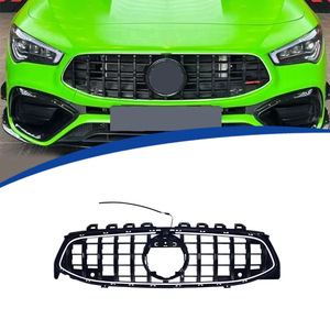 Nueva Parrilla LED de Estilo GT con Listones Verticales para <span class=keywords><strong>Mercedes</strong></span> <span class=keywords><strong>CLA</strong></span> W118 2020-<span class=keywords><strong>2023</strong></span>, Reemplazo Directo, Instalación Fácil - Product Image 5