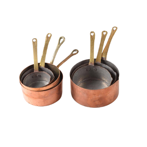 Set Of Seven Copper <b>Measuring</b> Cup With Greatest Quality Customized Size And Shape <b>Measuring</b> Cup At Low Rate - Product Image 1