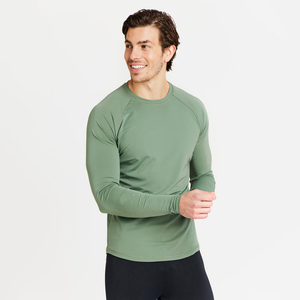 UPF 50 Long Sleeve Workout Rash Guard <b>Compression</b> Fitness Swim <b>Shirt</b> Full Sleeves Light Weight <b>Shirts</b> <b>Men</b> Rash Guard On Sale - Product Image 3