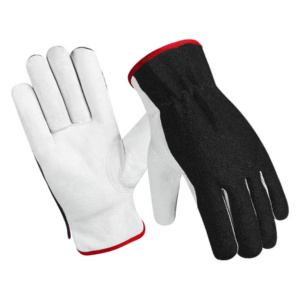 Best Performance Buffalo Grain & Split Latex Anti-static Flexible Safety <b>Gloves</b> Elastic Cuff for Driving Household Gardening - Product Image 6