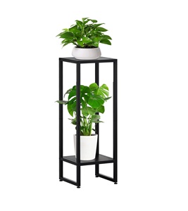 Soporte de hierro decorativo ecológico para plantas de interior con acabado elegante, adecuado para la decoración de la sala de estar, el dormitorio y la oficina. - Product Image 1