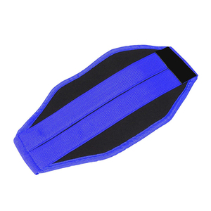 สายรัดหน้าท้องแบบยาว ทำจากโพลีเอสเตอร์/ไนลอน สำหรับยกน้ำหนัก พร้อมห่วงรูปตัว D และคาราไบเนอร์แบบสองสี บุแผ่นรองรับน้ำหนัก ปรับได้ - Product Image 3