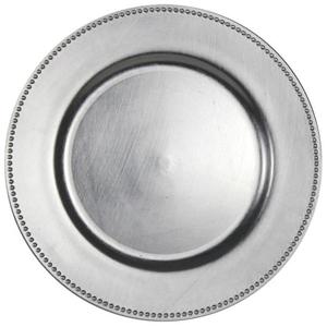 Assiette de présentation en argent martelé, vaisselle réutilisable en métal pour service alimentaire, assiettes et plats sur mesure pour fournitures hôtelières - Product Image 6