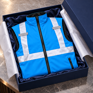 Chaleco de Seguridad Personalizado al por Mayor, Chaleco Reflectante de Alta Visibilidad para Control de Tráfico, Ropa de Trabajo para Voluntarios de Eventos, Chaleco Personalizado de Fábrica OEM - Product Image 5
