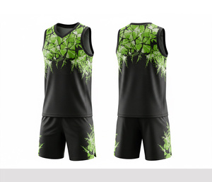 Basketball Team Uniform Full Sublimation Quick Dry Breathable Polyester Jersey And Shorts Team Sportswear For <b>Men</b> Women Youth - Product Image 3