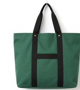 Yellow <b>Canvas</b> Tote Bag Custom Logo Shoulder Handled <b>Shopper</b> Bag for Daily Travel Shopping - Product Image 6