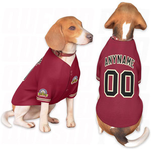 Suministros para Mascotas, Chaleco de Malla de Verano, Ropa para Perros Grandes, Jersey de Fútbol para Perros, Ropa Suave para Mascotas, Camiseta Personalizada para Perros con Nombre - Product Image 1