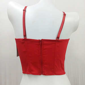 Wholesale Sleeveless Leather <b>Corset</b> For Ladies Top Selling Custom Design Leather <b>Corset</b> Design for Adult Casual Front - Product Image 3