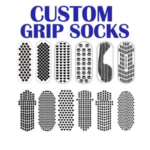 Calcetines Antideslizantes de Silicona Personalizados con Logotipo, MOQ Bajo, Calcetines de Fútbol Personalizados para Adultos, Calcetines con Agarre Personalizados en Oferta - Product Image 6