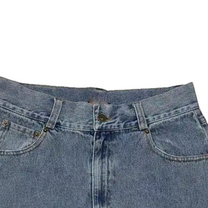 Shorts en jean contemporains coupe slim en tissu extensible style streetwear Fabricant OEM Vente en gros Exportation - Product Image 3