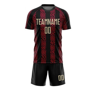 Ensemble d'uniformes de football par sublimation, dernier style, léger, anti-humidité, pour équipe, avec logo personnalisé - Product Image 3