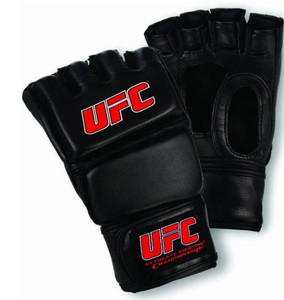 Guantes de UFC MMA de Medio Dedo con Palma Abierta, Negros y Rojos, de Cuero PU, Material Duradero, Equipo de Entrenamiento - Product Image 4