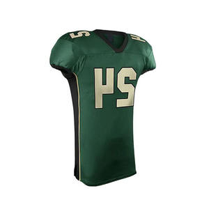 Uniforme de football américain professionnel de haute qualité pour adultes, personnalisable avec le nom et le numéro de l'équipe, protection UV, tissu respirant en maille - Product Image 4