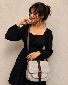 Women Multi Uses Handbag Shoulder <b>Bag</b> Sling Real Cowhide <b>Bags</b> Adjustable Strap for Womens Girls - Product Image 2