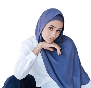 Premium Solid Color Satin Breathable Hijab Head Wrap Muslim Islamic Ladies <b>Scarf</b> and Shawl Ethnic - Product Image 1