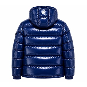 Chaqueta Bomber Acolchada con Capucha para Hombre, Brillante, Impermeable, Transpirable, Cortavientos, con Cierre de Cremallera, para Invierno y Actividades al Aire Libre - Product Image 4