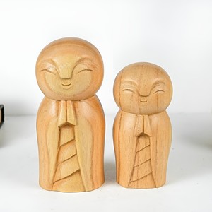Estatuas de tema de Buda DE RELIGIÓN estatua de madera natural esculturas hechas a mano escultura barata al por mayor - Product Image 2