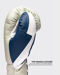Guantes de Boxeo Unisex de Cuero Genuino de Primera Calidad, para Entrenamiento y Sparring, con Cierre de Gancho y Bucle en la Muñeca, Antideslizantes, Personalizables, de Alta Calidad, Todas las Tallas - Product Image 4