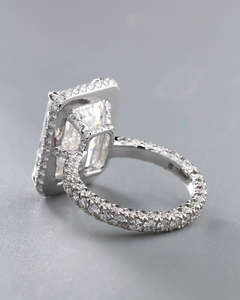 IGI/GIA Lab Grown Cut Diamond <b>Vintage</b> 14k Yellow Wedding/Engagement <b>Ring</b> Unisex Fine White <b>Gold</b> for Anniversary Party-Worthy - Product Image 3