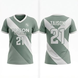 Camiseta de Hockey sobre Césped Personalizada Premium, 240 g/m², Malla Transpirable, 100% Poliéster, Paneles Laterales Verdes y Blancos, Manga Corta, Secado Rápido - Product Image 1
