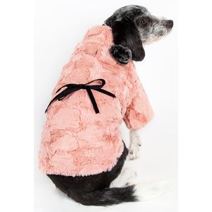 Cappotto di Lusso per Animali Domestici in Visone Rosa, Abbigliamento Premium per Animali - Product Image 1