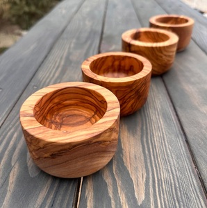 Bol à collation en bois d'olivier authentique de haute qualité, fait main, écologique, durable, style américain - Product Image 5