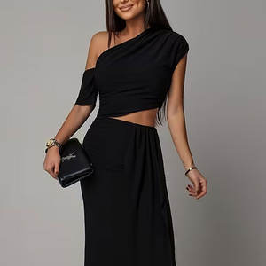 Conjunto de Dos Piezas para Mujer, Top Corto y Falda, Verano, MOQ Bajo, Personalizable, Estilo Sexy - Product Image 6