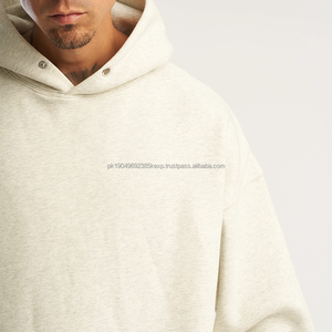 DEC Hommes Hoodies Coton Polaire Lourd Haute Qualité Logo Personnalisé Hoodies Couleur Personnaliser Vente Directe D'usine - Product Image 5