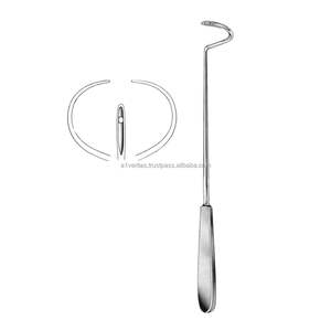 Kit chirurgical de ligature à la main A-1 VERITAS de qualité supérieure, réutilisable, avec aiguilles de Deschamps de 28 cm |   Chirurgie de haute qualité - Product Image 4