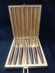 Handcrafted Portable Wooden <b>Crochet</b> <b>Hook</b> Set in Gift Box 2mm Thickness Ergonomic Rosewood Design Professional Tools - Product Image 5