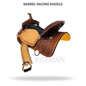 Selle de barrel racing, selle d'équitation, équipement équestre - Product Image 2
