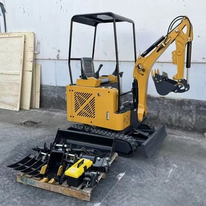 High Power 3 Ton Used Yellow Crawler with Reinforced Steel Tracks and Enclosed Operator Station for Deep Trenching - Product Image 3