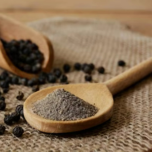 Poivre noir en poudre de qualité export premium 550GL, assaisonnement naturel idéal pour barbecue, hot pot et fabricants - Product Image 1