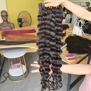 Cheveux Remy vietnamiens super double drawn, cuticules alignées, ondulations profondes, tissage machine, prix de gros, fournisseur du Vietnam - Product Image 5